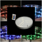 Preview: RGB LED Platte mit Fernbedienung, Ø 20 cm
